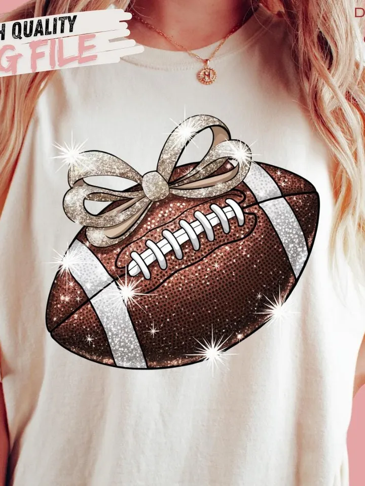 Football png Glitter football Disco football Game day Football mama Sports png Football girly Fall png Football Preppy png Football season