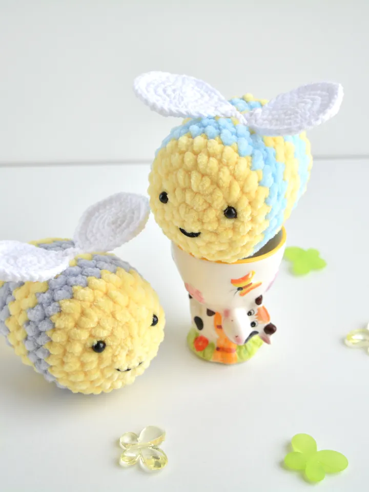 Bumble bee crochet pattern, Bee plush crochet pattern