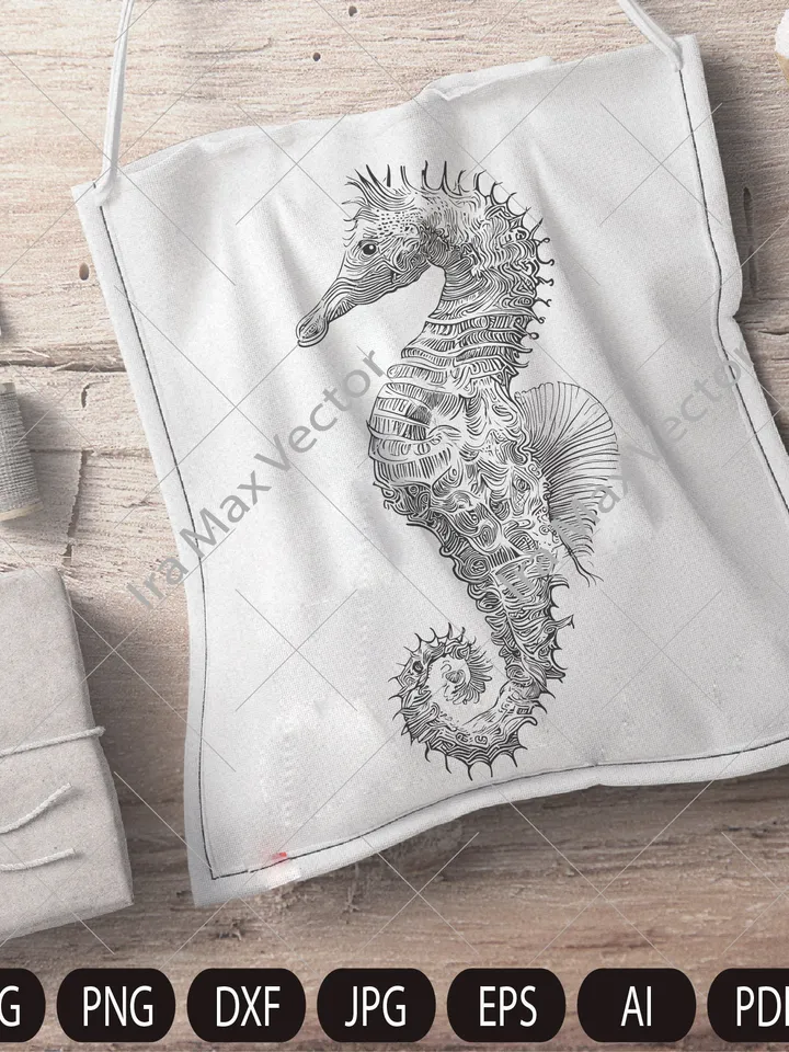 Seahorse Svg, Seahorse Clipart, Sea Dragon Svg, Ocean Fish Svg, Reef fish, Seahorse Vector,Sea horse Cut file, Ocean Life Clipart,Sea horses