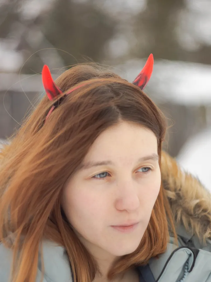 Pack of 3 Small Devil Horns, Halloween Devil Horns Headband, Glow in the Dark Accessories, Red Horns, Cosplay Horns, Three Pairs of Horns