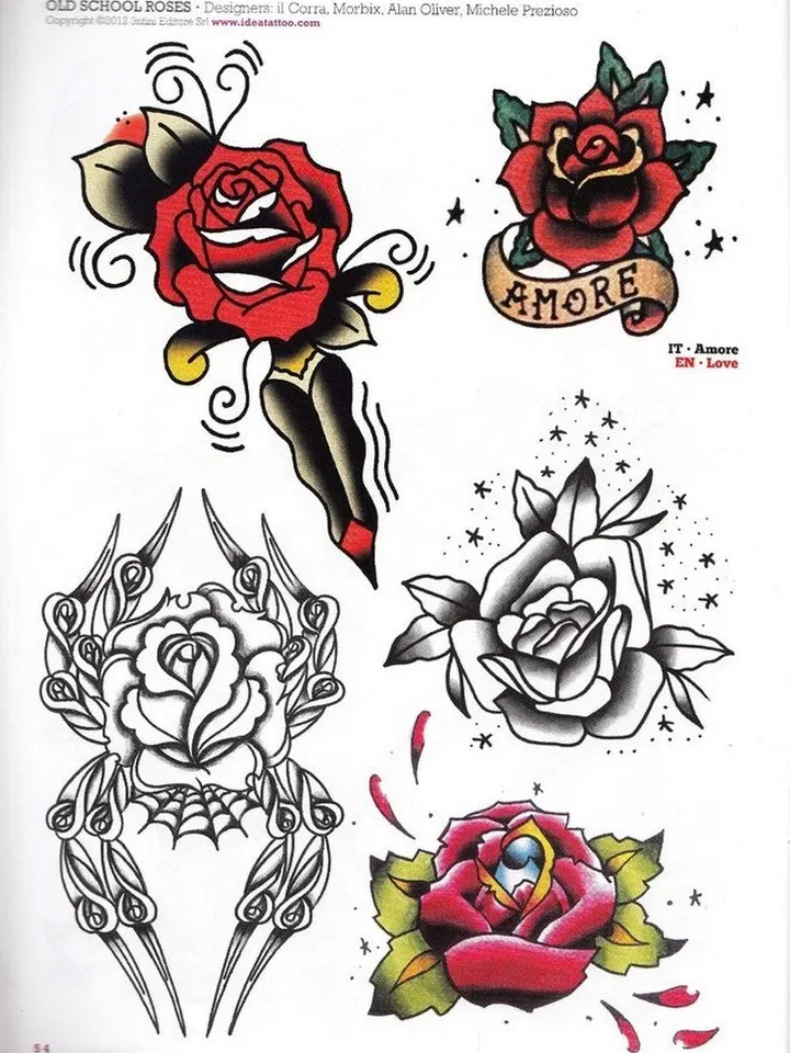 Flowers & Butterflies tattoo