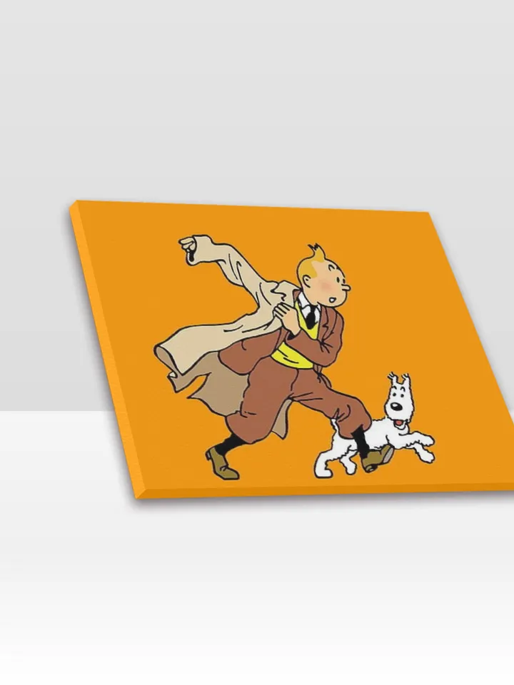 Tintin Frame Canvas Print
