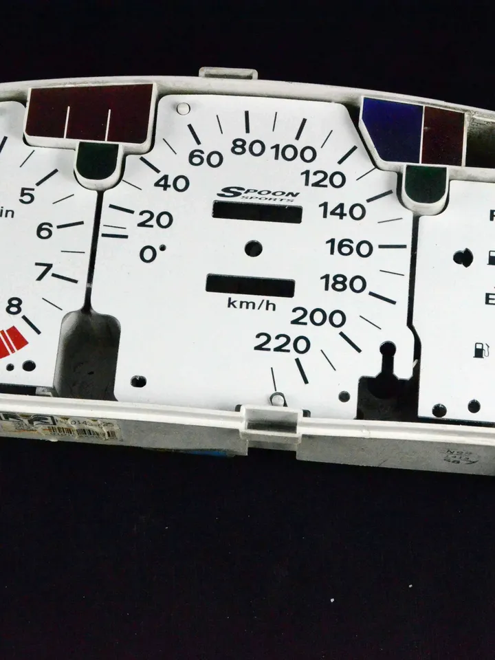 Gauge Faces Overlay kit Spoon style for EDM Honda Civic Eg Ej 92-95