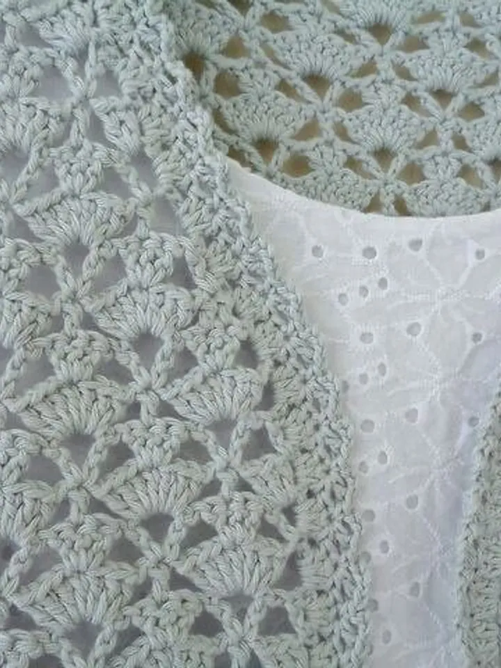 Crochet pattern easy vest, summer vest crochet pattern, women waistcoat crochet pattern pdf