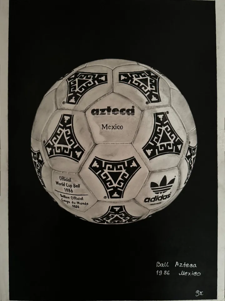 “World Cup ball” 1986 Mexico №13 from 16 pcs“ art collection 4