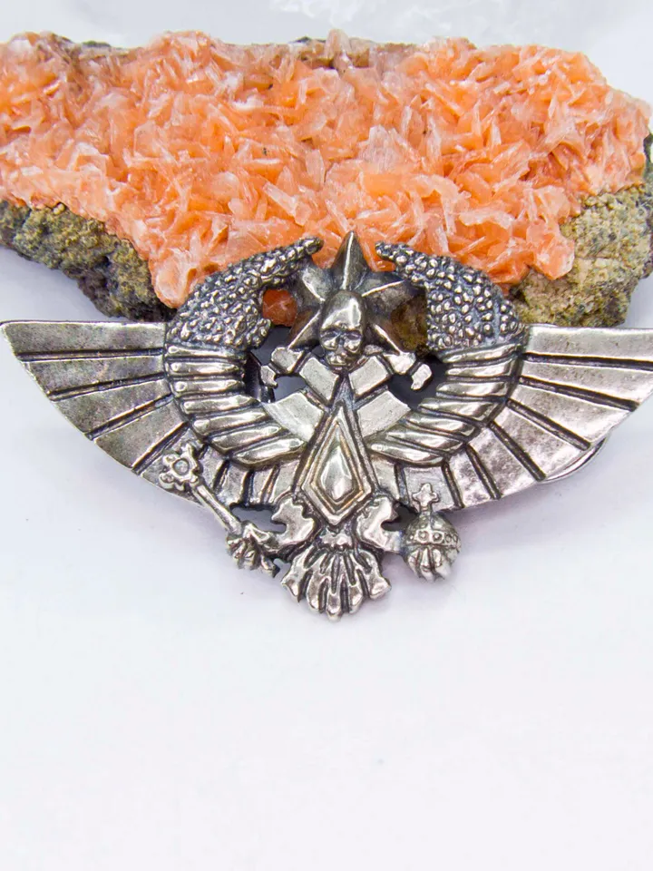 Aquila of the Valhallan Ice Warriors Badge (German Silver CuNiZn)