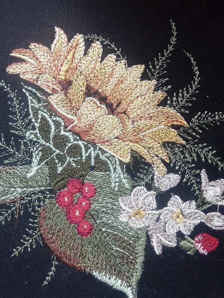 Sunflowers part 2 Embroidery Design DIGITAL EMBROIDERY