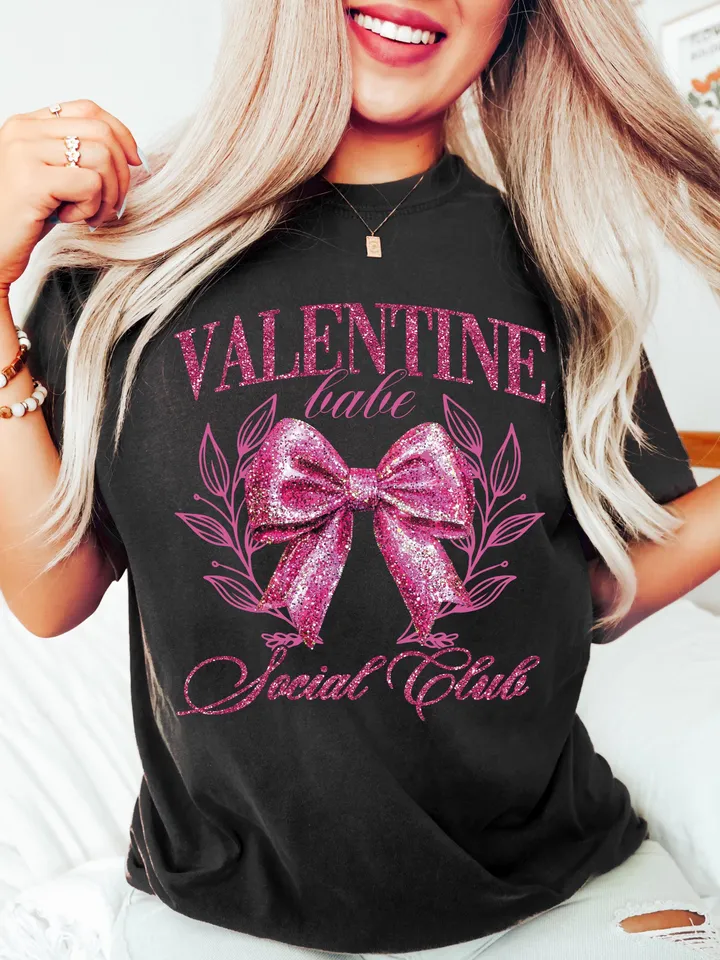Coquette Glitter Valentine, Social Club Png, Retro valentines png,valentines day png,Trendy png, Valentine Coquette Png, Valentines Mama