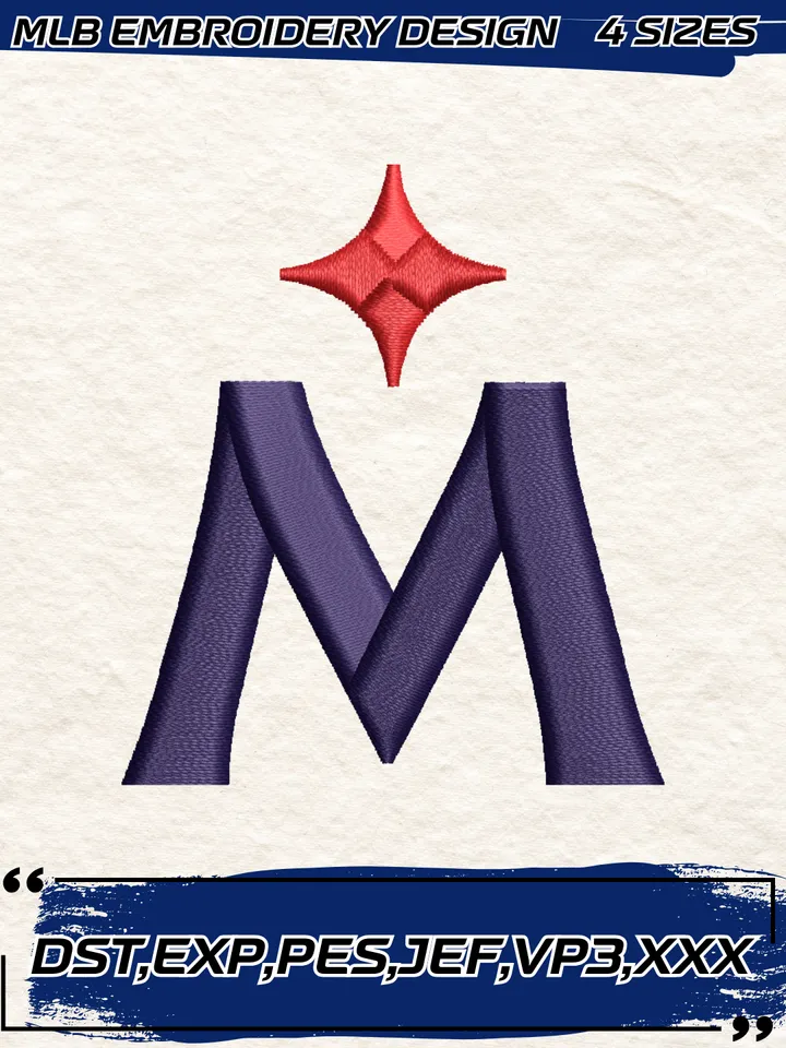 Minnesota Twins Alternate Logo Embroidery Design,MLB Embroidery Design,Machine Embroidery Design File,4 Sizes, Digital Download