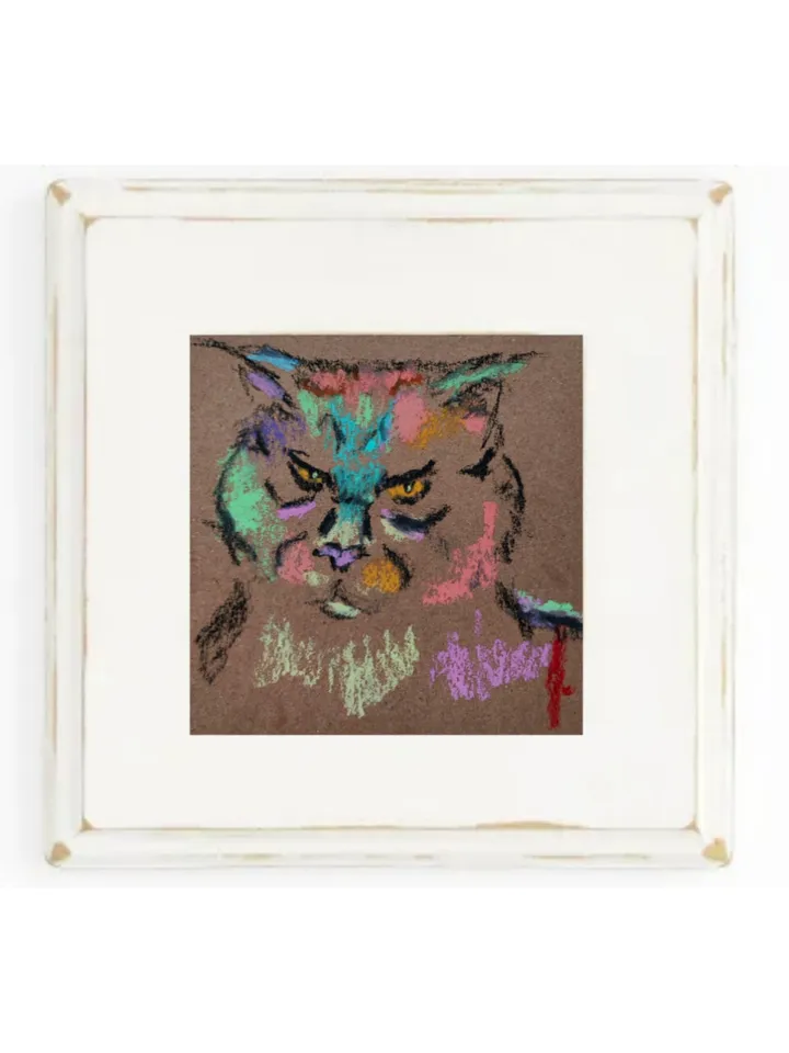 Angry cat digital file for art print