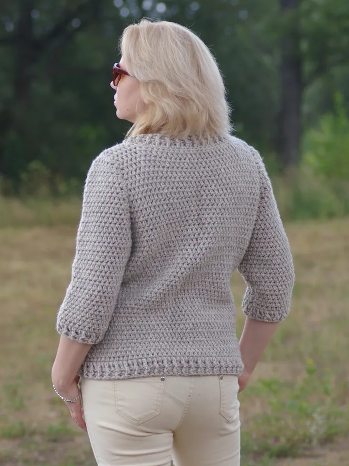 Women's Jacket Jacqueline Simple Crochet Pattern