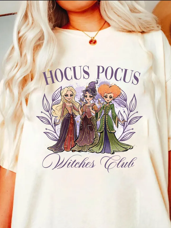 Retro Halloween Funny Movie Png, Halloween Design Png, Bad Witches Club Png, Retro Witches Movie Characters Png, Digital File