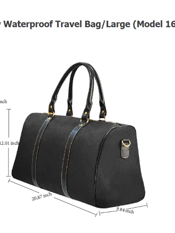 Nightmare Before Chrismas Travel Bag, Duffel Bag