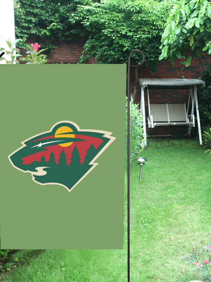 Minnesota Wild Garden Flag