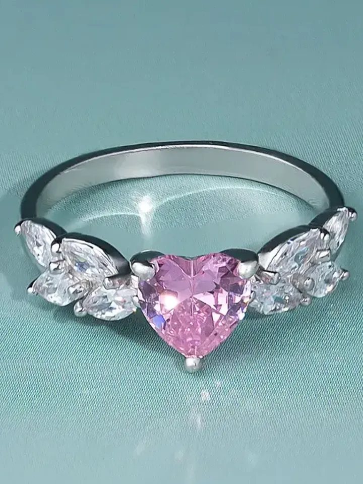 Women's ring silver 925 with cubic zirconia