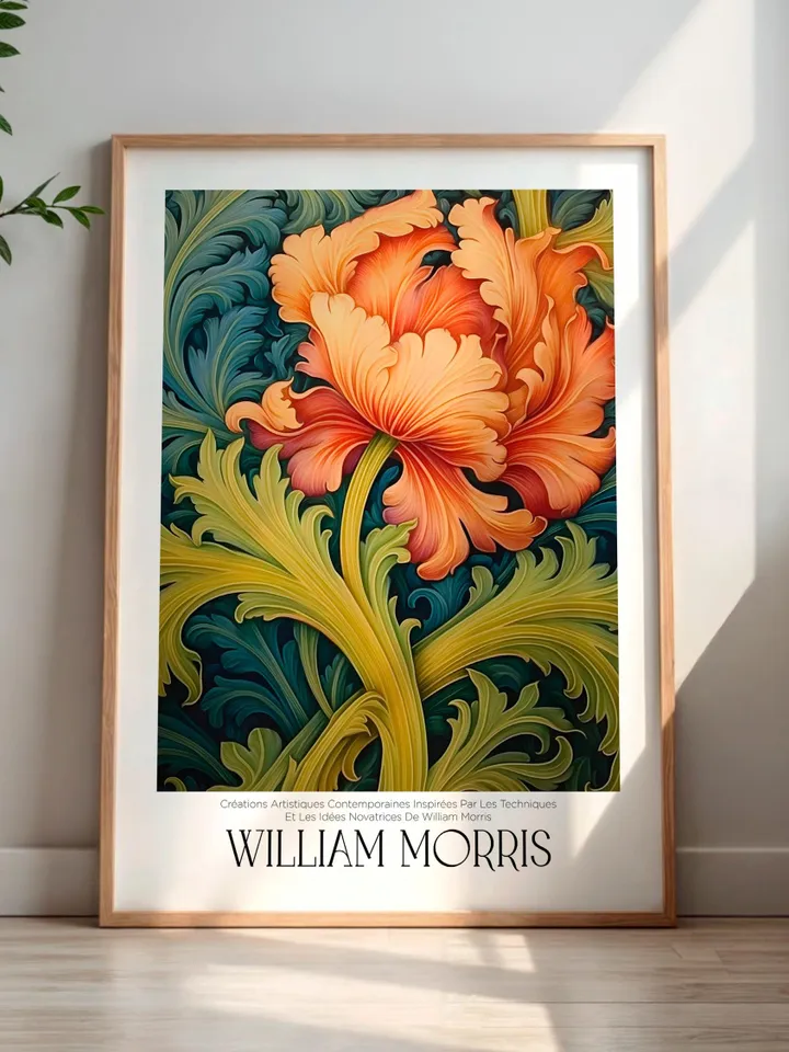 William Morris Wall Art, Vintage Botanical Print, Floral Poster Arts Decor, Digital Download, William Morris Print Digital Download AA11