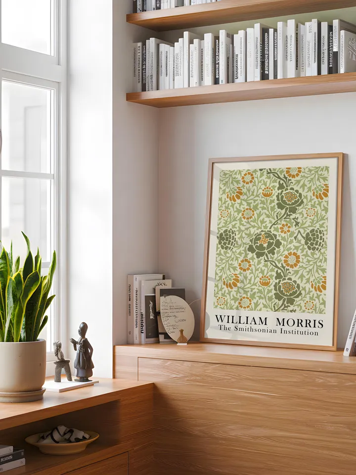 William Morris Wall Art, Vintage Botanical Print, Floral Poster Arts Decor, Digital Download, William Morris Print Digital Download 004