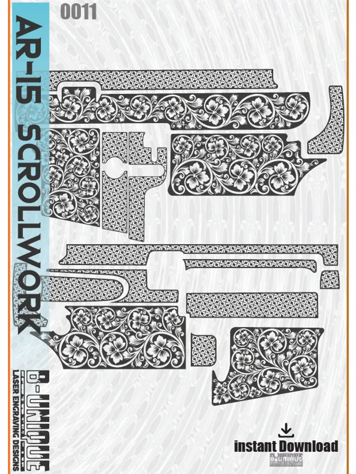AR-15 Scrollwork