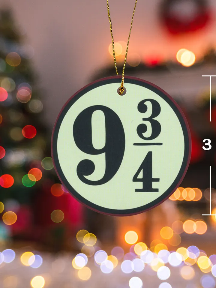 HP Platform 9 Christmas Ceramic Ornament