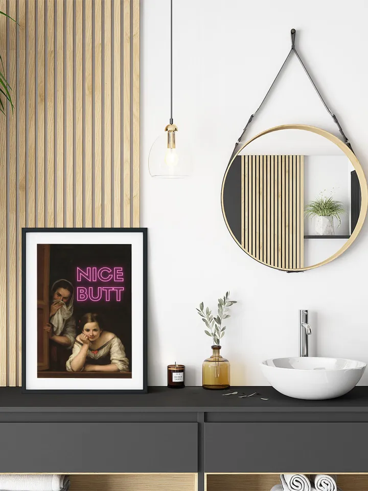 Funny Bathroom Art, Eclectic extra large wall art, Maximalist decor vintage print, Prank Gift, funny bathroom signs, digital bathroom poster