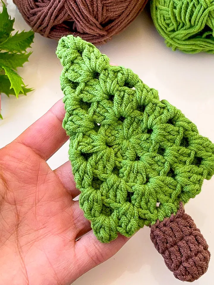 Crochet Christmas Tree Pattern Tutorial PDF, Easy Holiday Crochet Pattern for Beginners, DIY Christmas Ornament Instructions