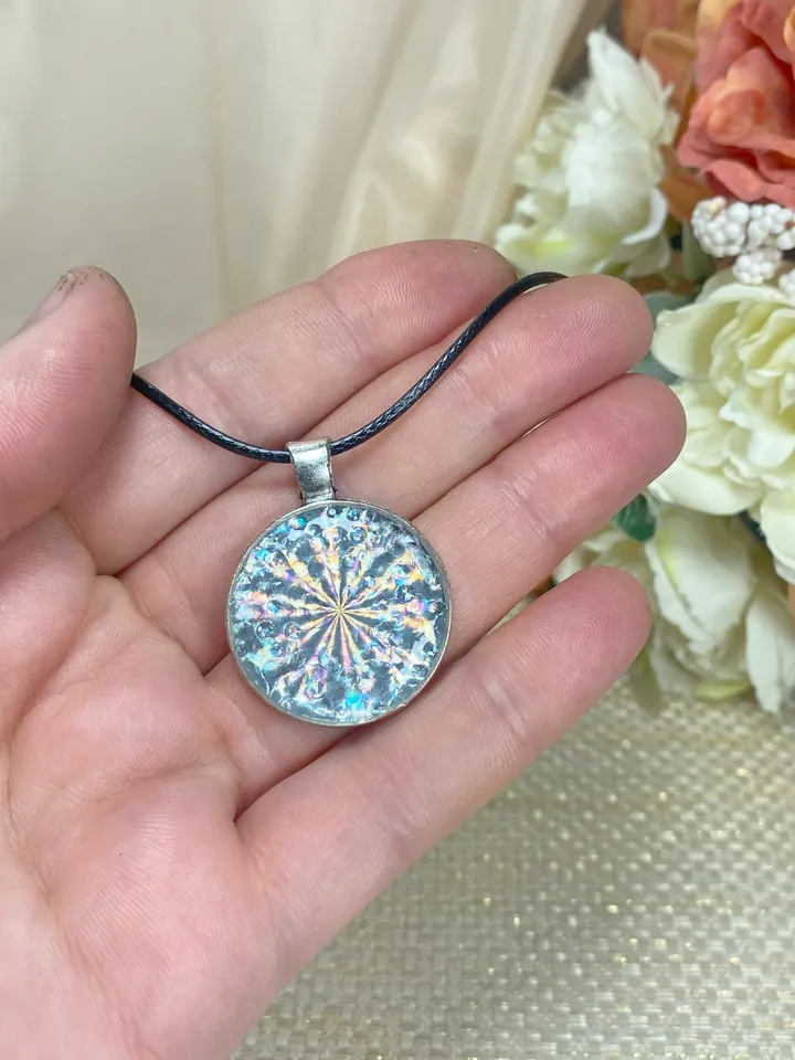 3D handmade pendant.