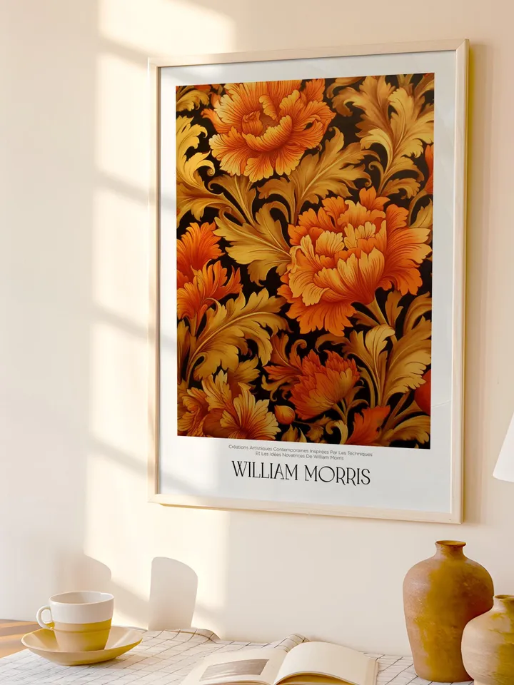 William Morris Wall Art, Vintage Botanical Print, Floral Poster Arts Decor, Digital Download, William Morris Print Digital Download AA13