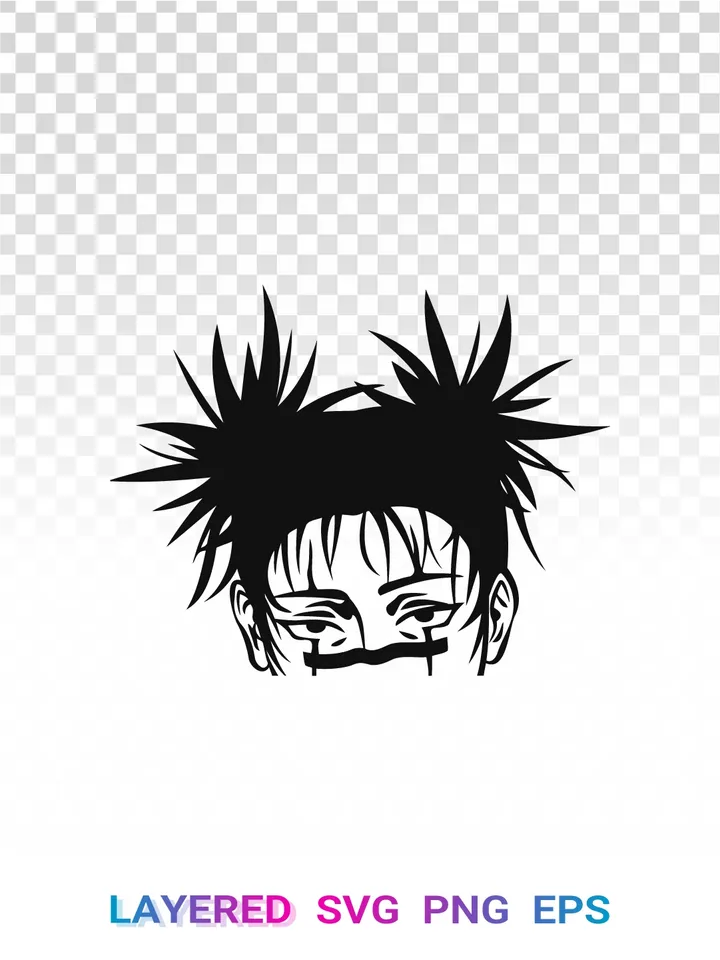 Choso PNG, Jujutsu Kaisen SVG, Anime Character Cricut