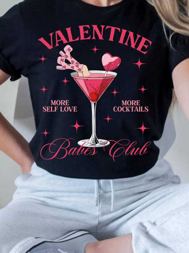 Valentine Cocktails Club Cocktail Social Club Png Cocktail png Vday png Single Png Self Love png Love png Bride png Bachelorette shirt png