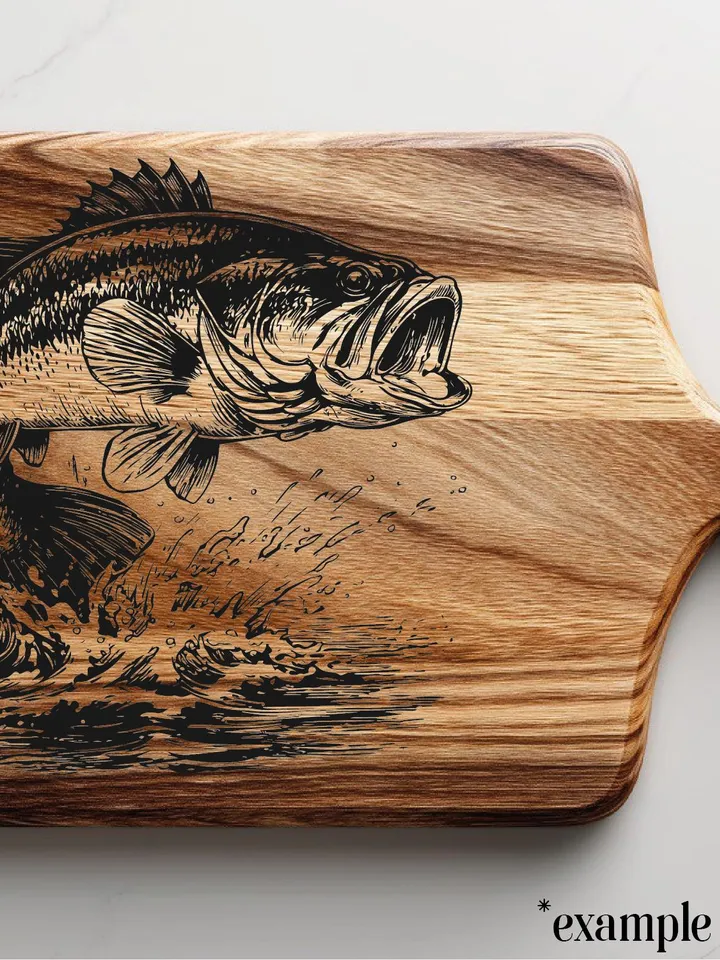 Bass Vector 14 Designs Bundle Fishing SVG files Jumping Bass PNG for Sublimation, Cricut, Fishing Laser Cut, Slate Engraving, Prints
