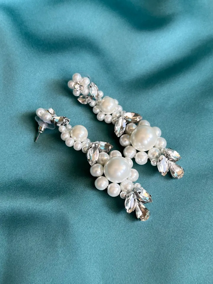 Daisy Leaf Cluster Earrings