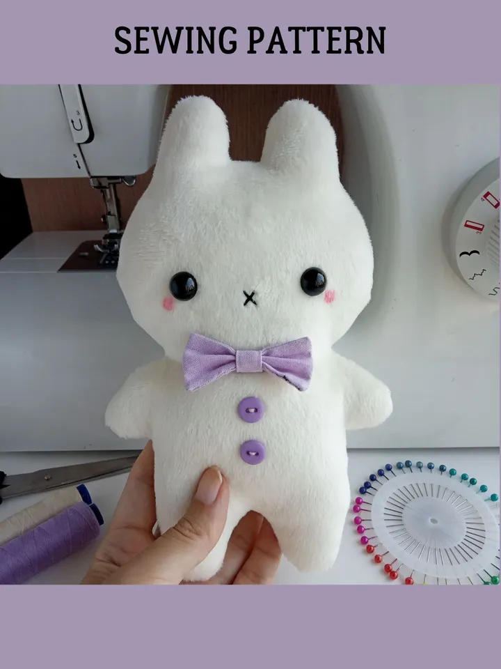 Plush Bunny Pattern PDF