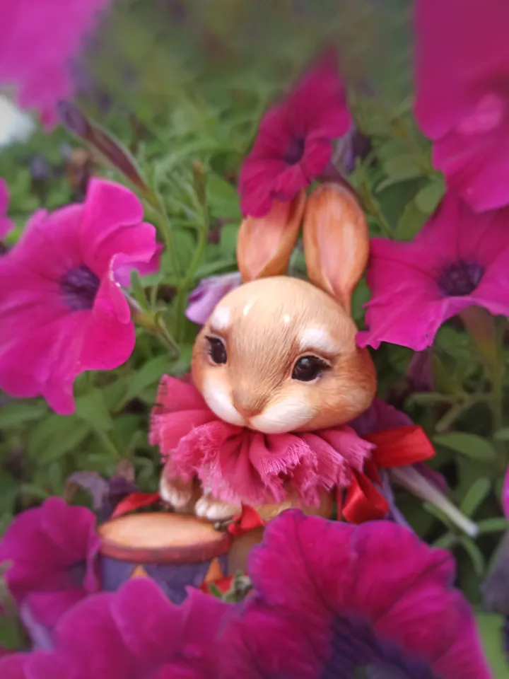 BUNNY doll Customized coloring from your pet photo