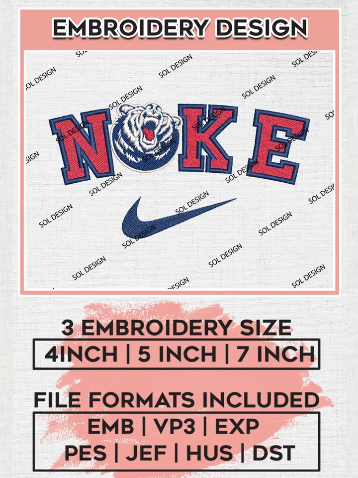 Nike Belmont Bruins Machine Embroidery Design, NCAA Belmont Bruins Terriers Embroidery Design files, NCAA Logo Embroidery Designs, NCAA Machine Embroidery Designs, Digital Download
