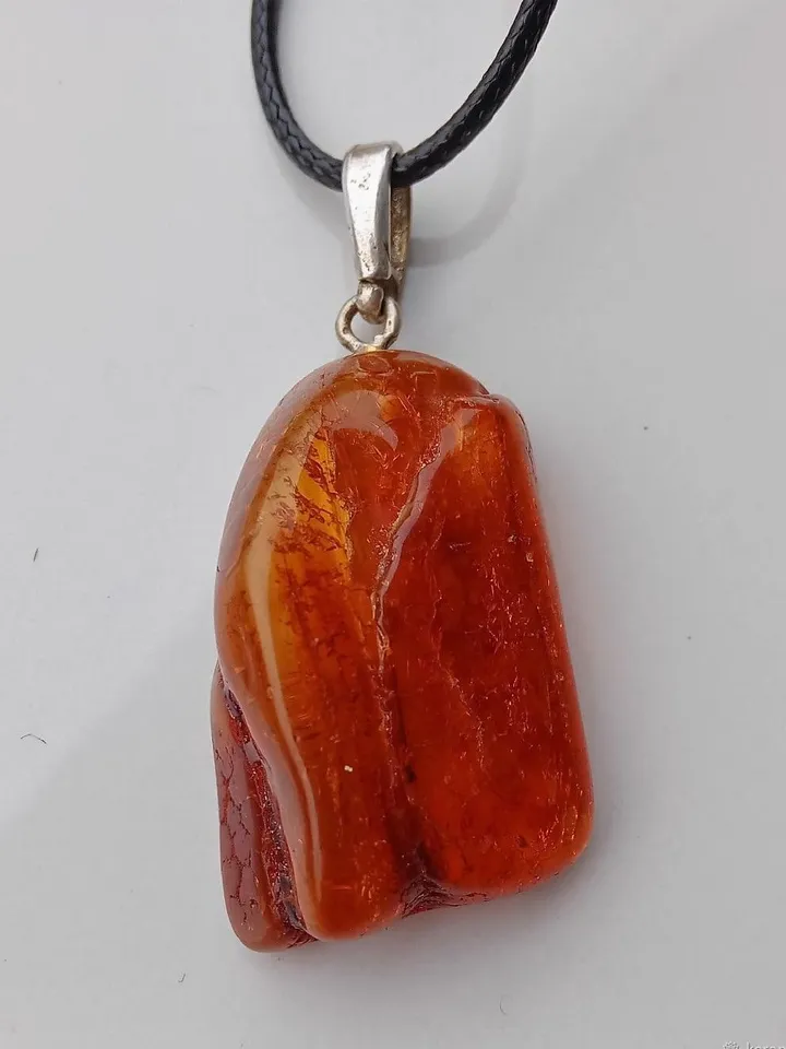 Amber Jewelry For Men Women Protection Amulet Stone Necklace Gift Boyfriend Baltic Amber Natural Gemstone pendant necklace