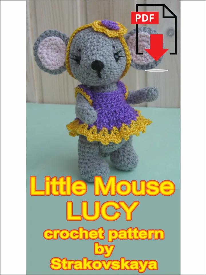TUTORIAL: Little Mouse Lucy crochet pattern*