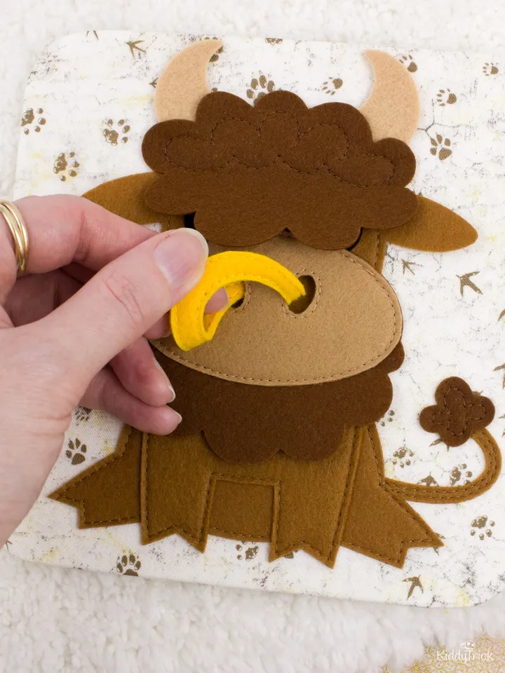 Bull - Felt Applique - Sewing Pattern