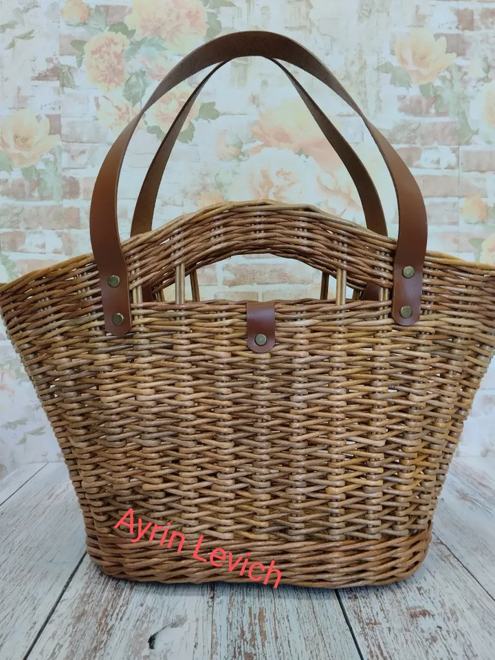 Wicker summer bag