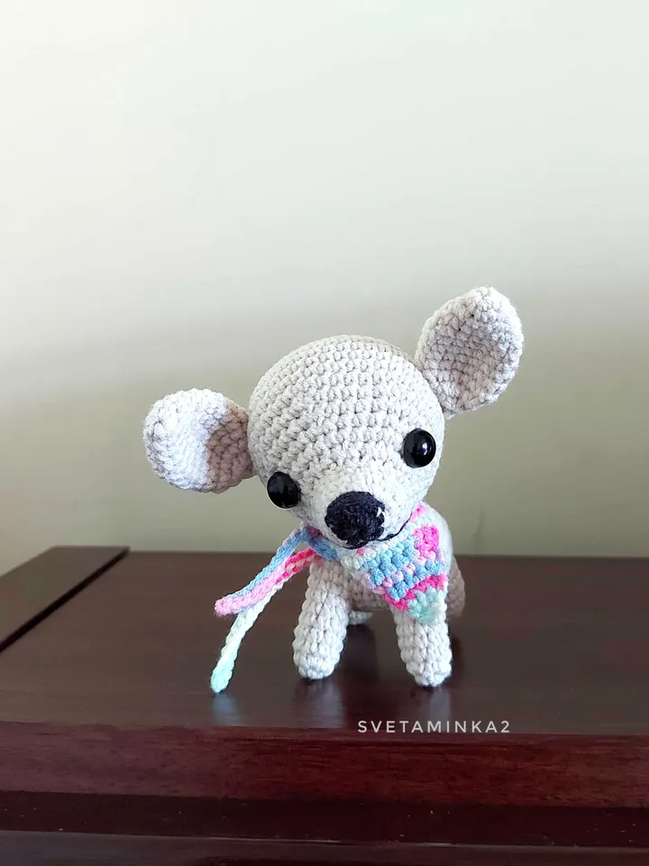 Chihuahua Crochet Pattern. Amigurumi Dog Pattern. Digital Download. PDF.