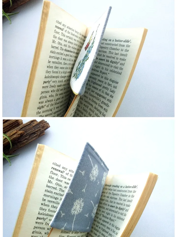 Mystery box with a set of 2 corner bookmarks, a mystery surprise box for book lovers