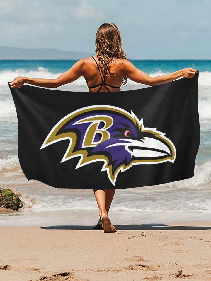 Baltimore Ravens Beach Towel