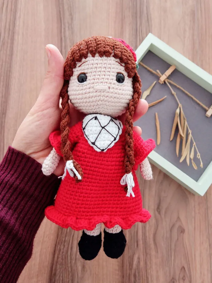 Crochet Free Palestine Doll, Amigurumi Muslim Doll, Eid Gifts For Kids, Islamic Toys, Gifts For Sister, Ramadan Gift, Islami for girl's Gift