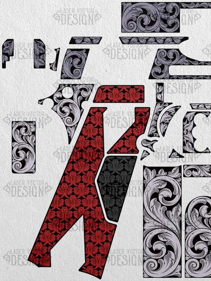 VECTOR DESIGN Kimber Custom Crimson Carry II Scrollwork