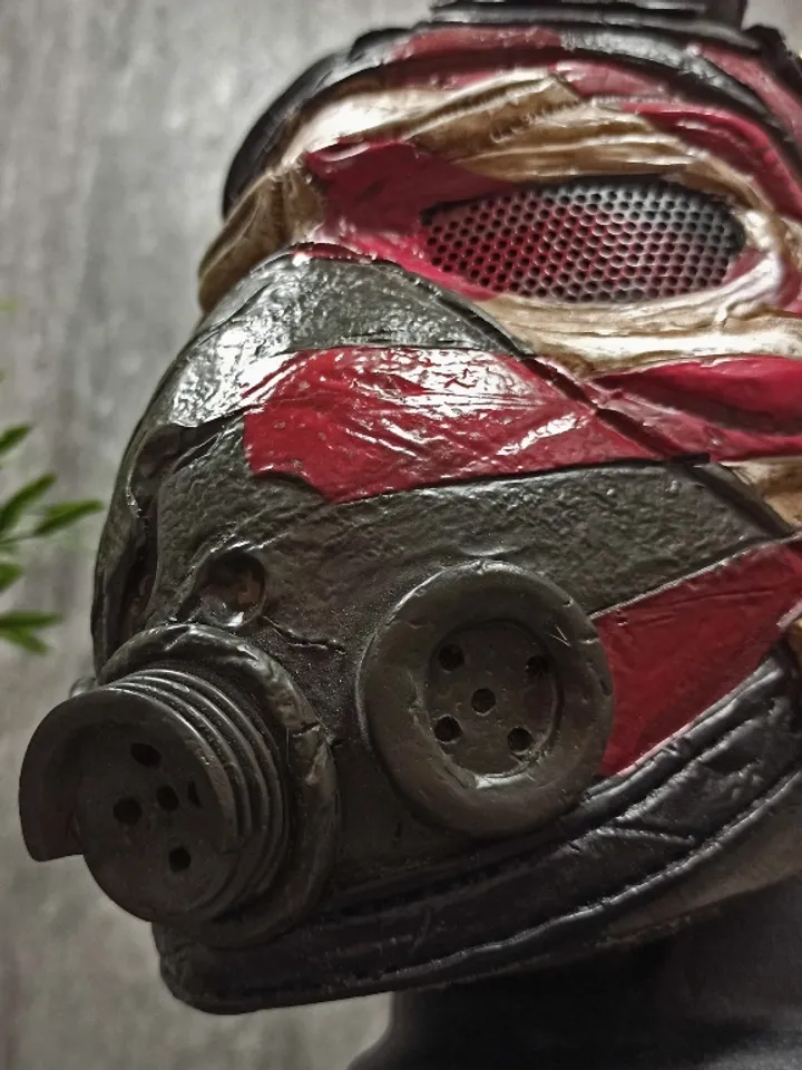 Horror Scary Mask / Japanese Kamikaze Helmet / Airsoft Accessory