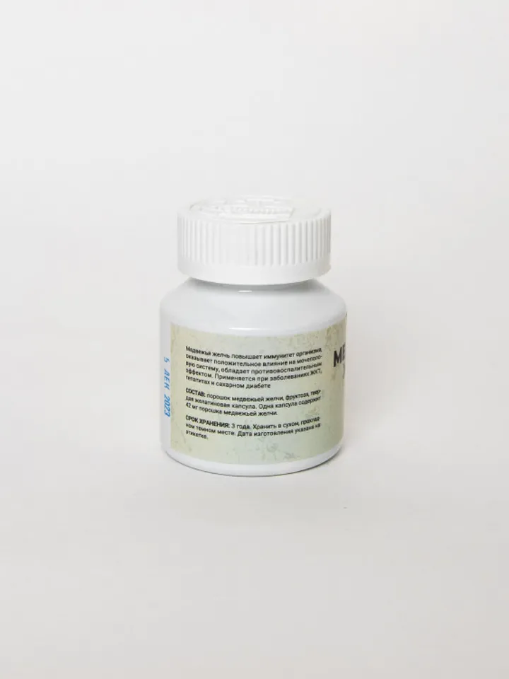 Bear bile in capsules, 60 pcs