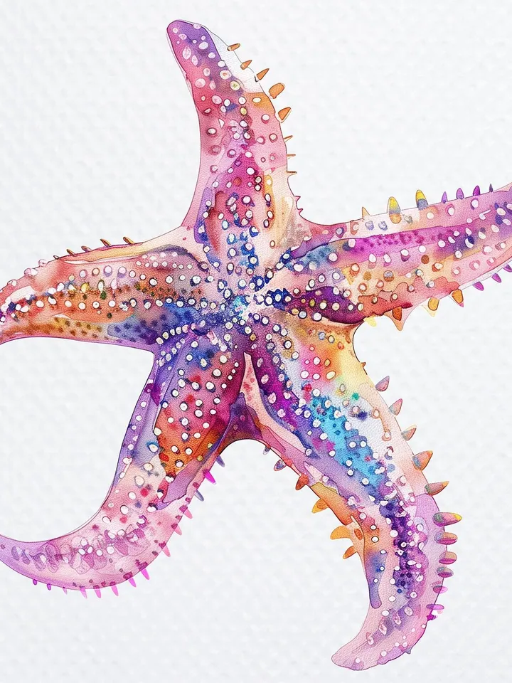 12 Starfish PNG bundle, Printable Watercolor Starfish clipart, sea star Sublimation, sea pack, Digital download, Paper craft, junk journal