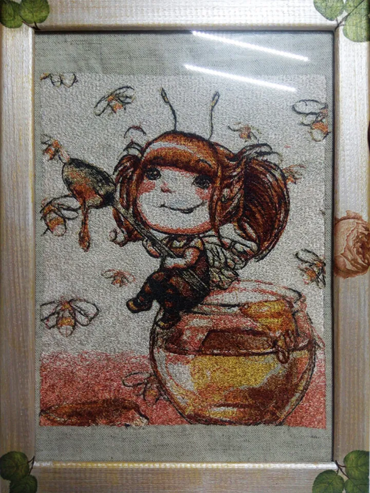 Honey fairy photo stitch Machine Embroidery Design