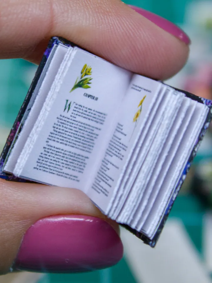 TEMPLATE 3 miniature books for dollhouse decoration part 1