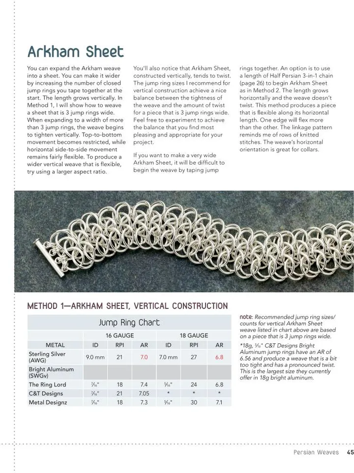 Advanced Chain Maille Jewelry Workshop - Weaving with Rings and Scale Maille