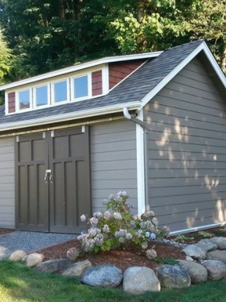 12x16 Garden Shed Plans Storage, Workshop, House Blueprints with Material List